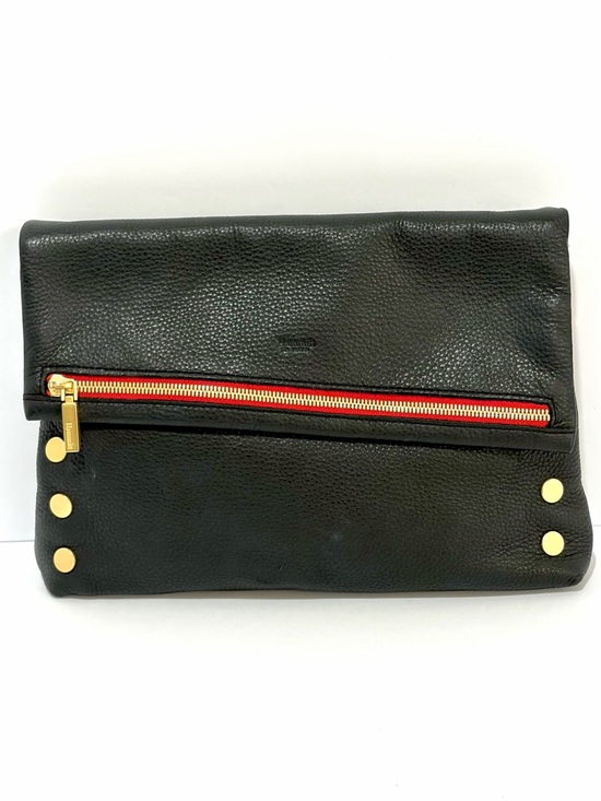 Hammitt Handbags - Hammitt VIP Large Crossbody Bag In Black Leather With Brushed Gold Hardware